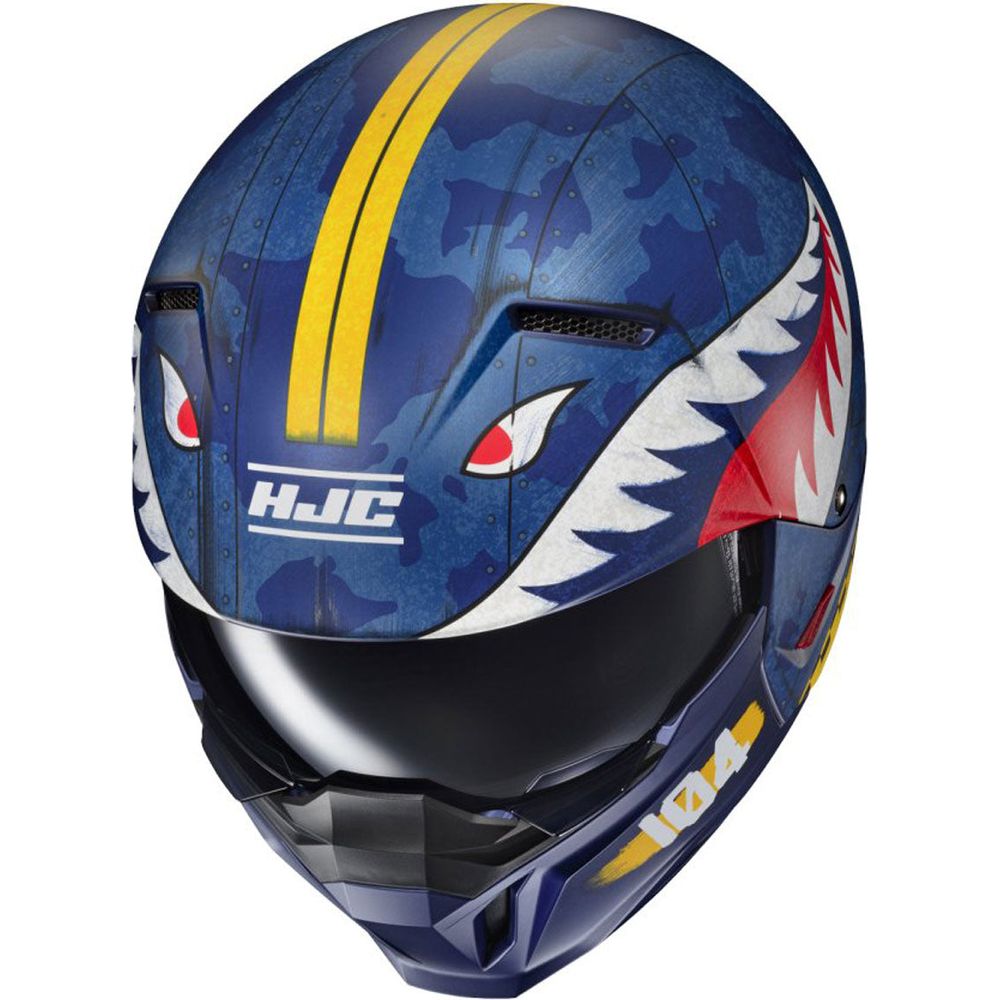 HJC I20 Vanguard Call of Duty Open Face Helmet MC2SF Blue