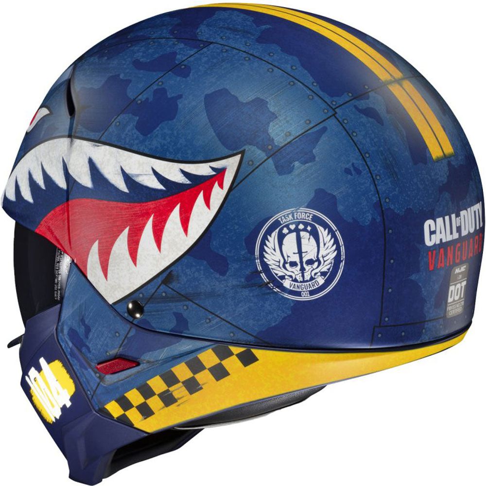 HJC I20 Vanguard Call of Duty Open Face Helmet MC2SF Blue