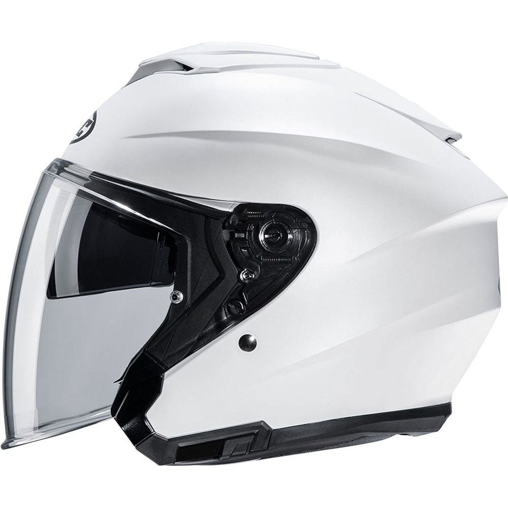 HJC I30 Open Face Helmet Gloss White - FREE UK Shipping, FREE 365 Day Returns | Moto Central