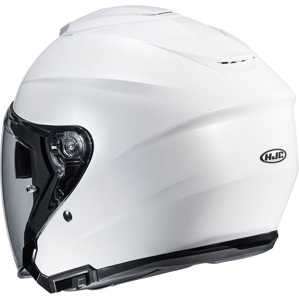 HJC I30 Open Face Helmet Gloss White - FREE UK Shipping, FREE 365 Day Returns | Moto Central