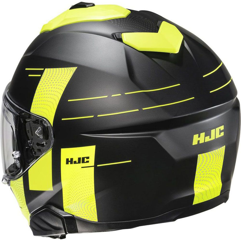 HJC I71 Peka Full Face Helmet MC3HSF Fluo Yellow