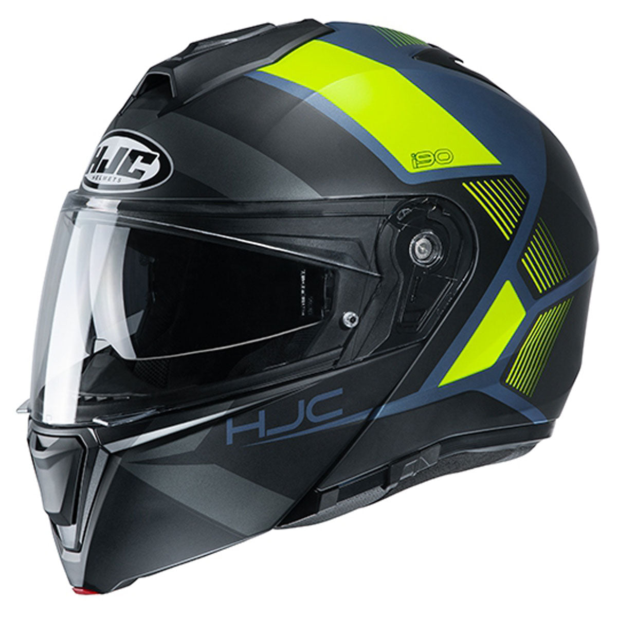 HJC i90 Hollen Flip Up Helmet MC4HSF Yellow