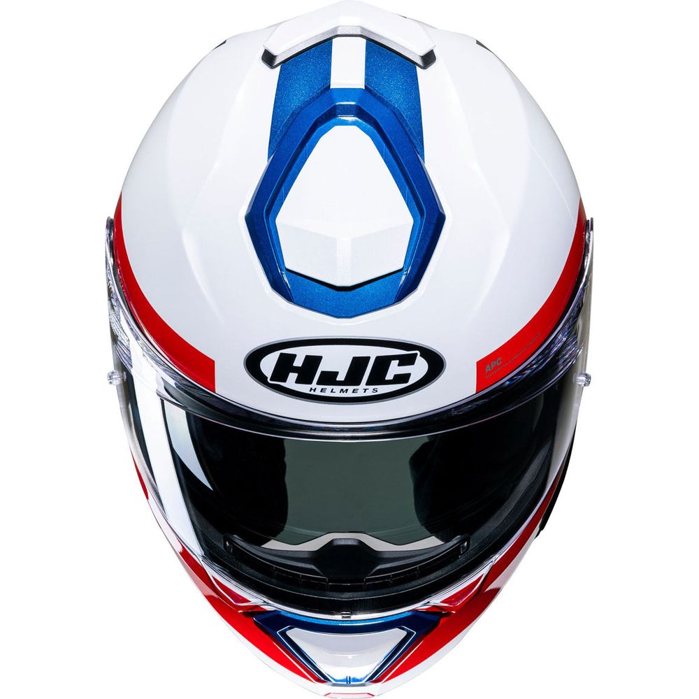 HJC I91 Bina Flip-Up Helmet MC21 White / Blue / Red