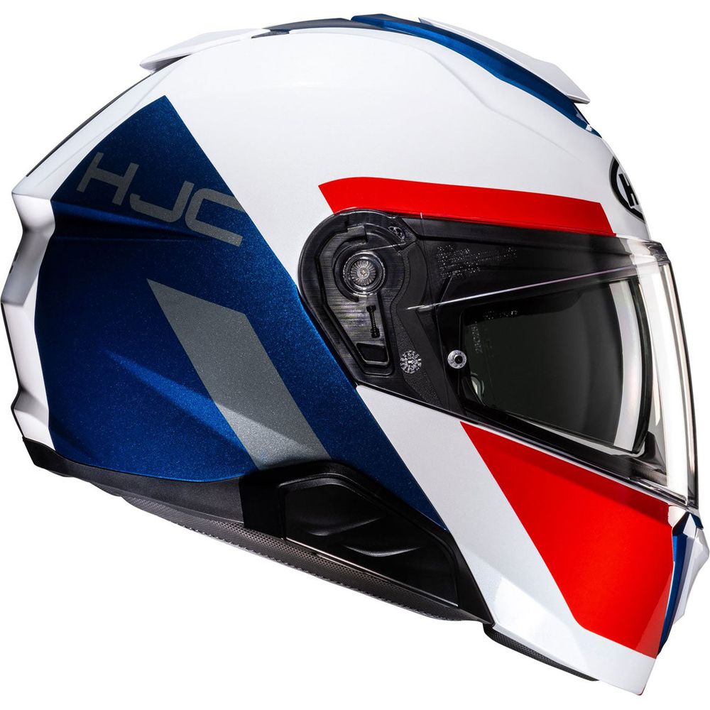 HJC I91 Bina Flip-Up Helmet MC21 White / Blue / Red