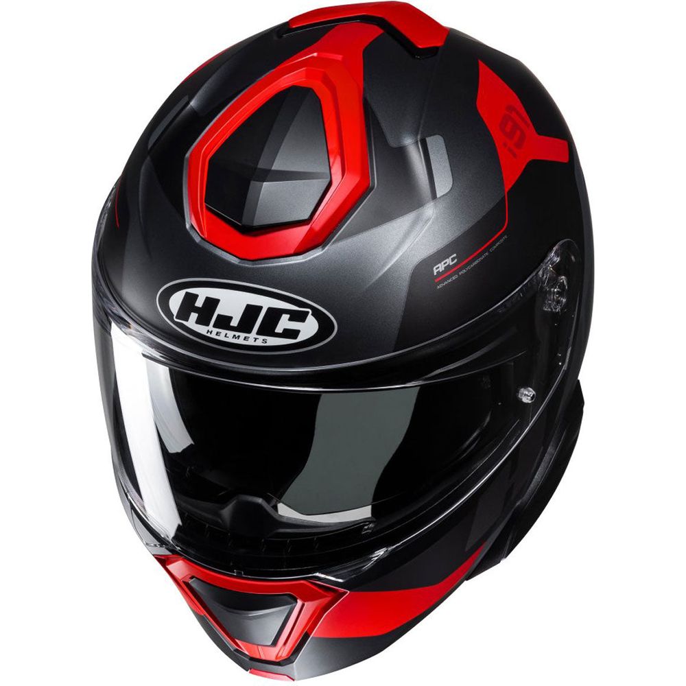 HJC I91 Carst Flip-Up Helmet MC1SF Red - FREE UK Shipping, FREE 365 Day Returns | Moto Central