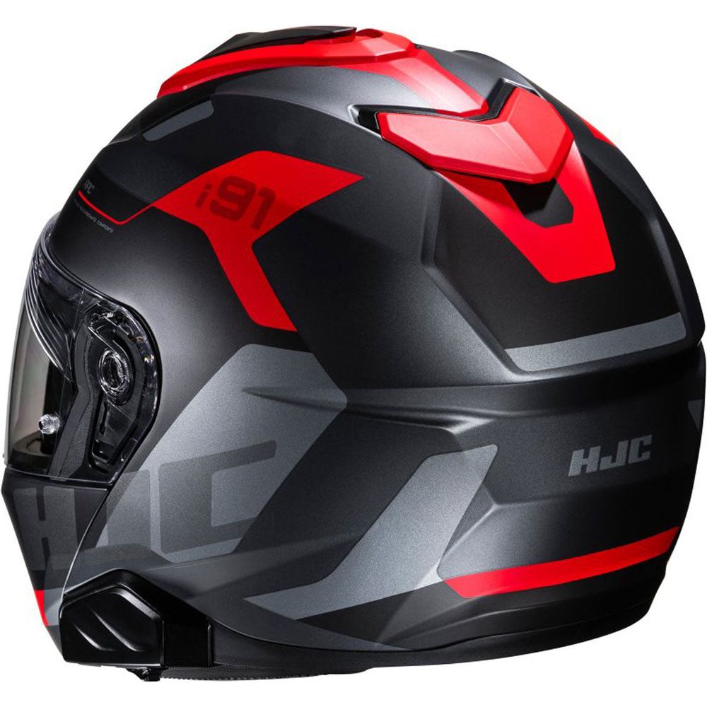 HJC I91 Carst Flip-Up Helmet MC1SF Red - FREE UK Shipping, FREE 365 Day Returns | Moto Central