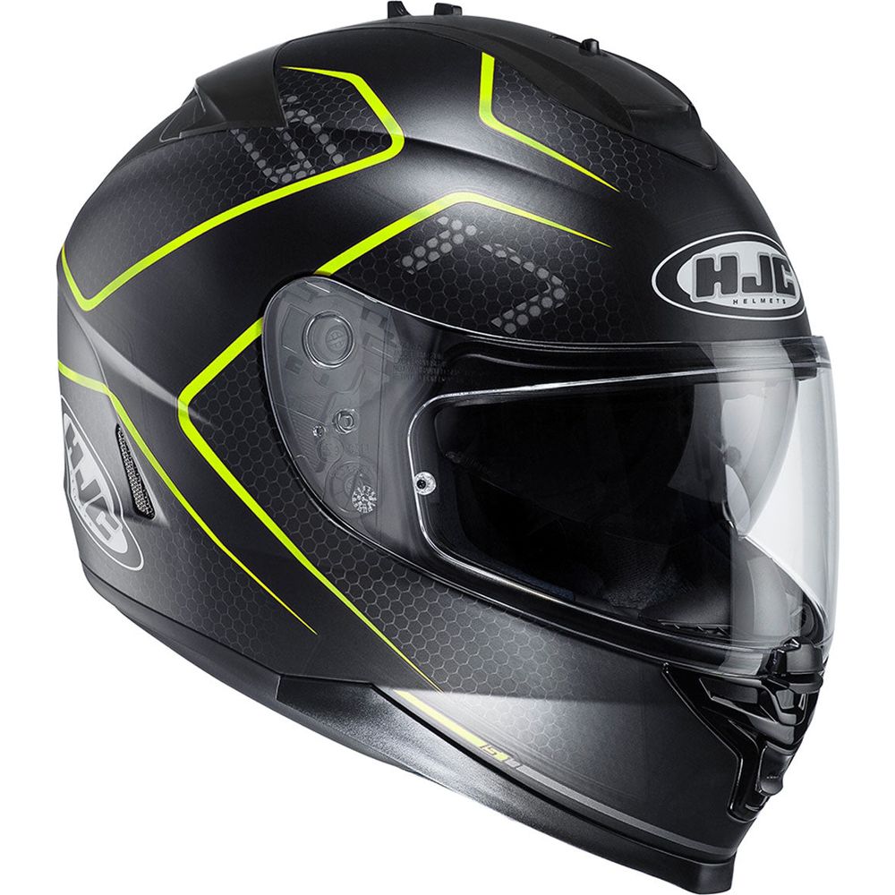 HJC IS 17 Lank MC4HSF Full Face Helmet Black / Yellow