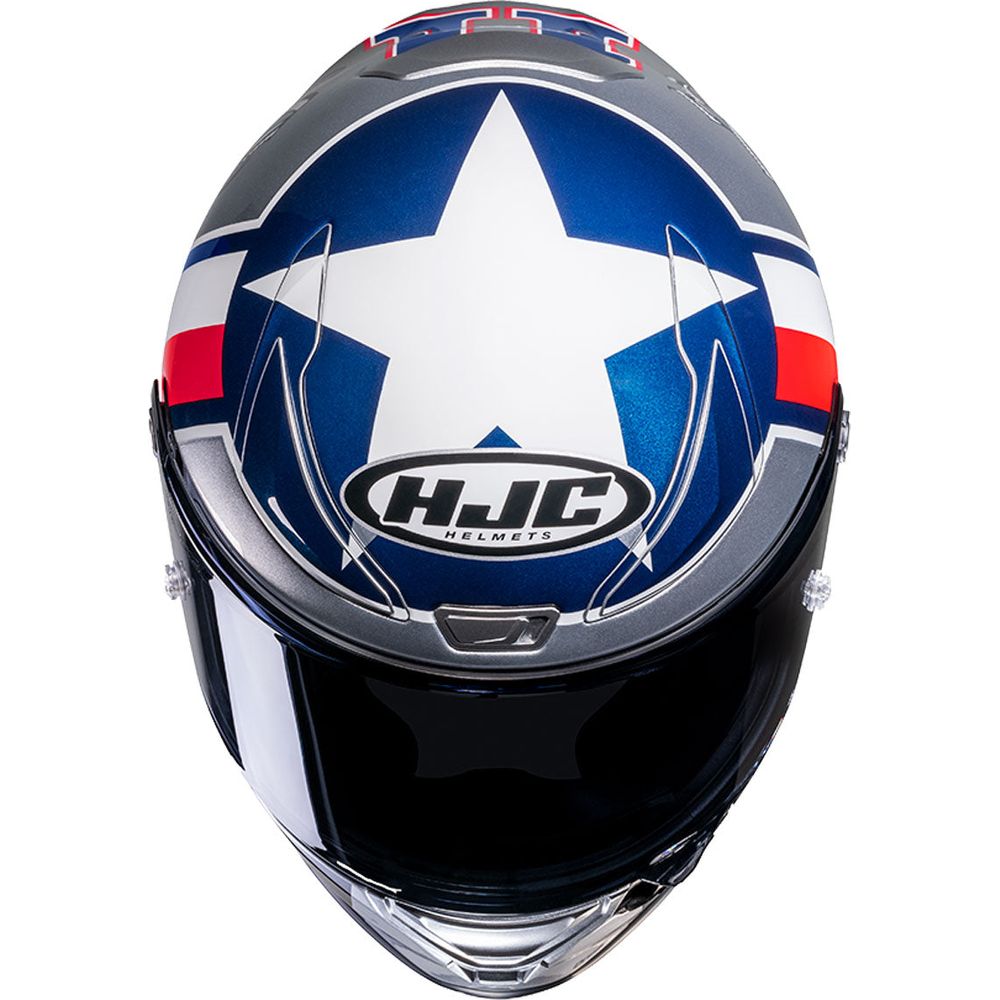 HJC RPHA 1 Ben Spies Silverstar Full Face Helmet Silver