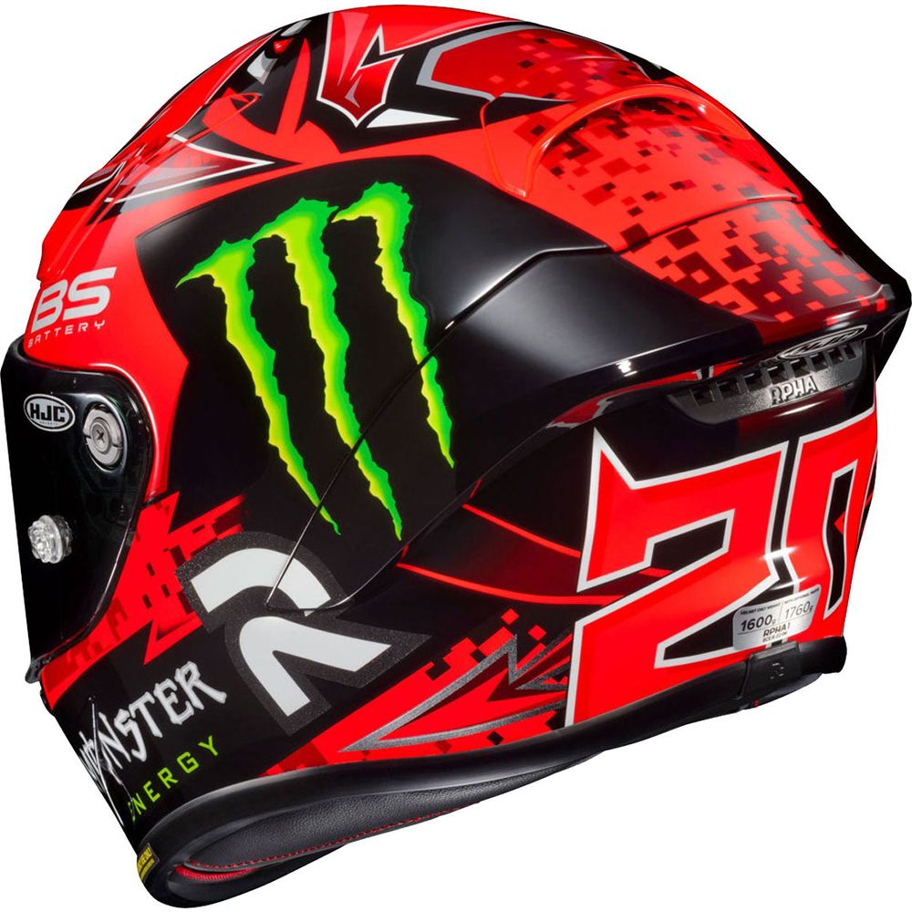 HJC RPHA 1 Fabio Quartararo Full Face Helmet MC1 Red