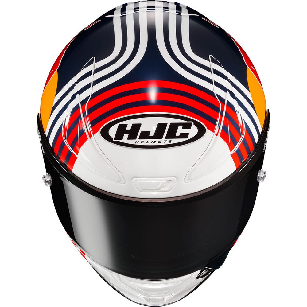 HJC RPHA 1 Red Bull Austin Full Face Helmet MC21 White / Red / Blue