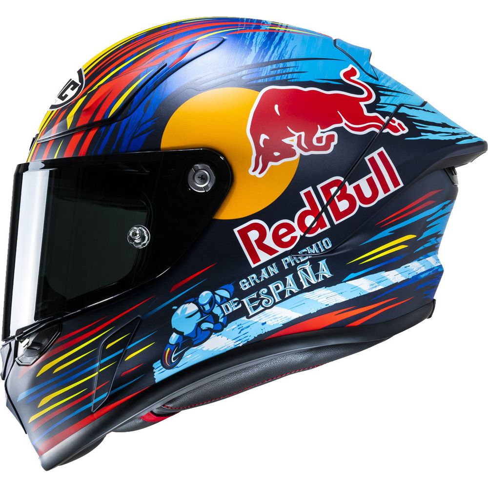 HJC RPHA 1 Red Bull Jerez Full Face Helmet MC21SF Yellow / Red / Blue