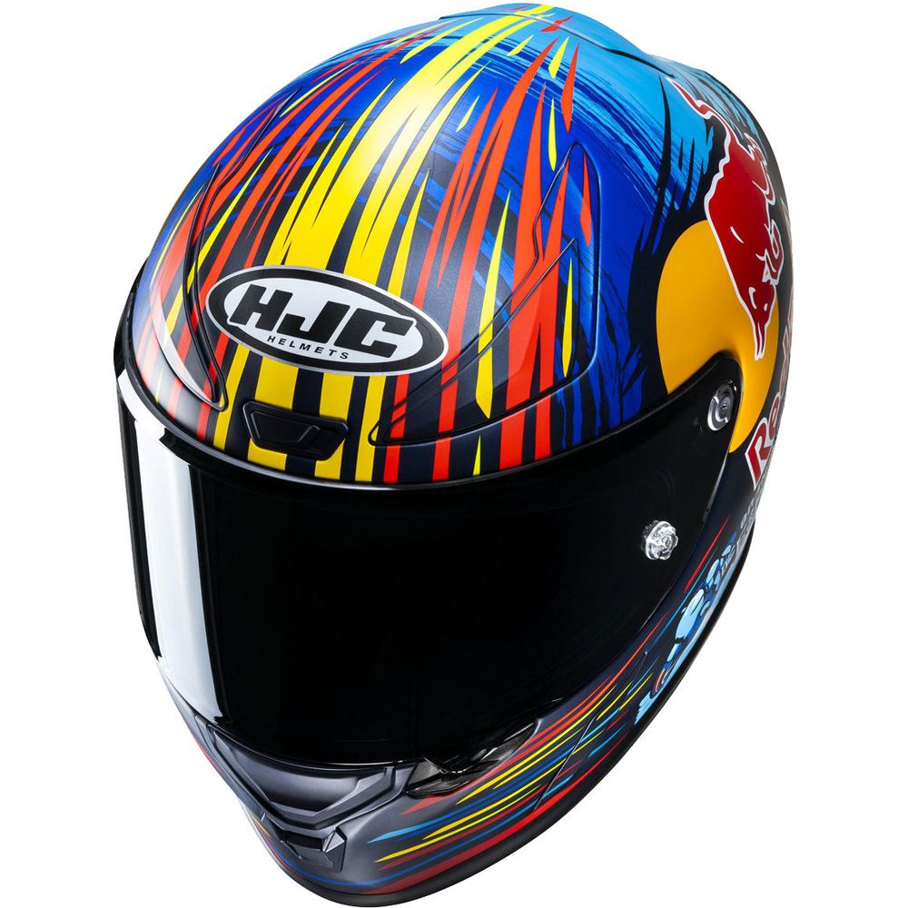 HJC RPHA 1 Red Bull Jerez Full Face Helmet MC21SF Yellow / Red / Blue