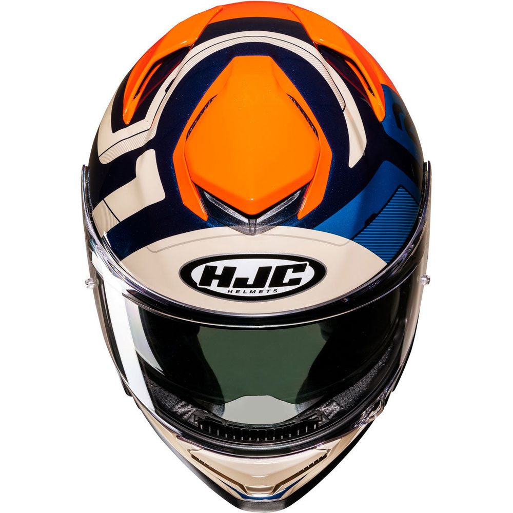 HJC RPHA 71 Cozad Full Face Helmet MC27 Blue / Orange - FREE UK Shipping, FREE 365 Day Returns | Moto Central