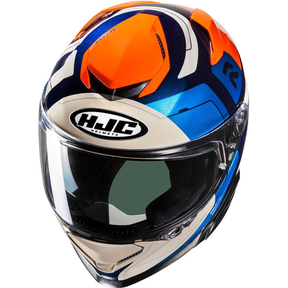 HJC RPHA 71 Cozad Full Face Helmet MC27 Blue / Orange - FREE UK Shipping, FREE 365 Day Returns | Moto Central