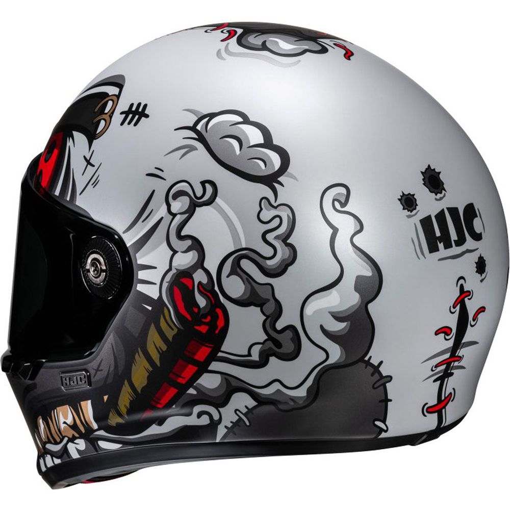 HJC V10 Vatt Full Face Helmet MC1SF Red - FREE UK Shipping, FREE 365 Day Returns | Moto Central