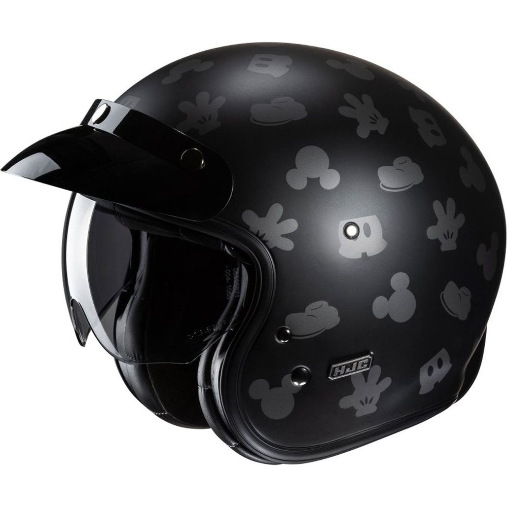 HJC V31 Disney Mickey Open Face Helmet MC5SF Black