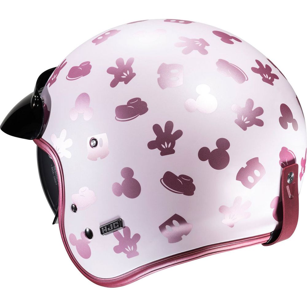 HJC V31 Disney Mickey Open Face Helmet MC8SF Pink - FREE UK Shipping, FREE 365 Day Returns | Moto Central