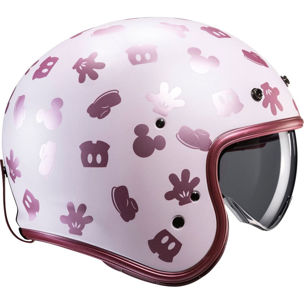 HJC V31 Disney Mickey Open Face Helmet MC8SF Pink - FREE UK Shipping, FREE 365 Day Returns | Moto Central