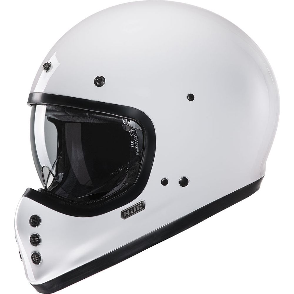 HJC V60 Full Face Helmet White - FREE UK Shipping, FREE 365 Day Returns | Moto Central