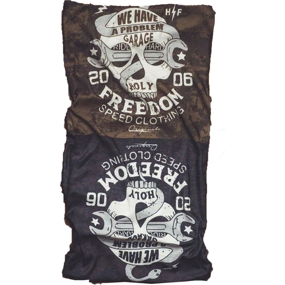 Holy Freedom Teschio Primaloft Bandana Tube Black / Brown