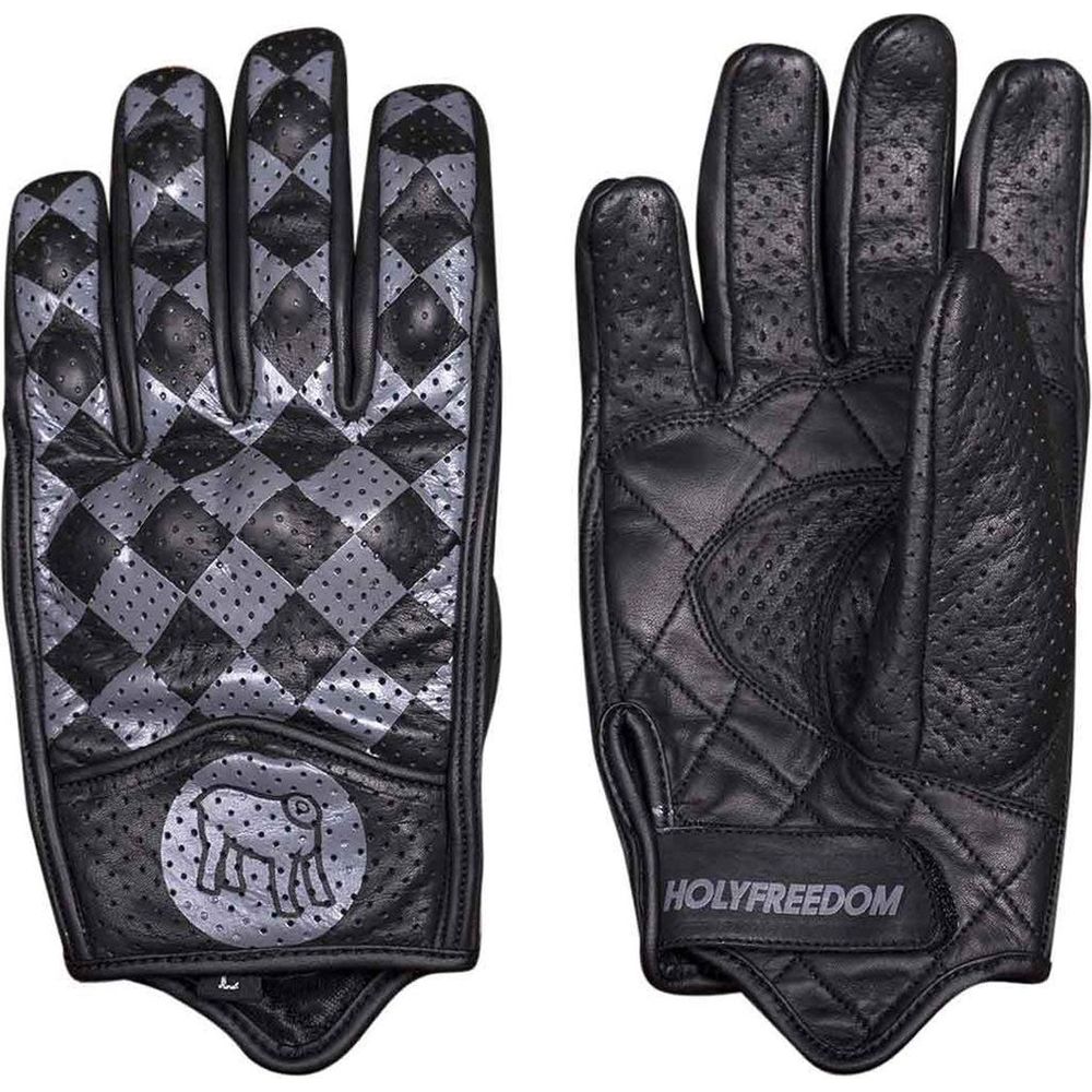 Holy Freedom Bullit Leather Gloves Anthracite / Black