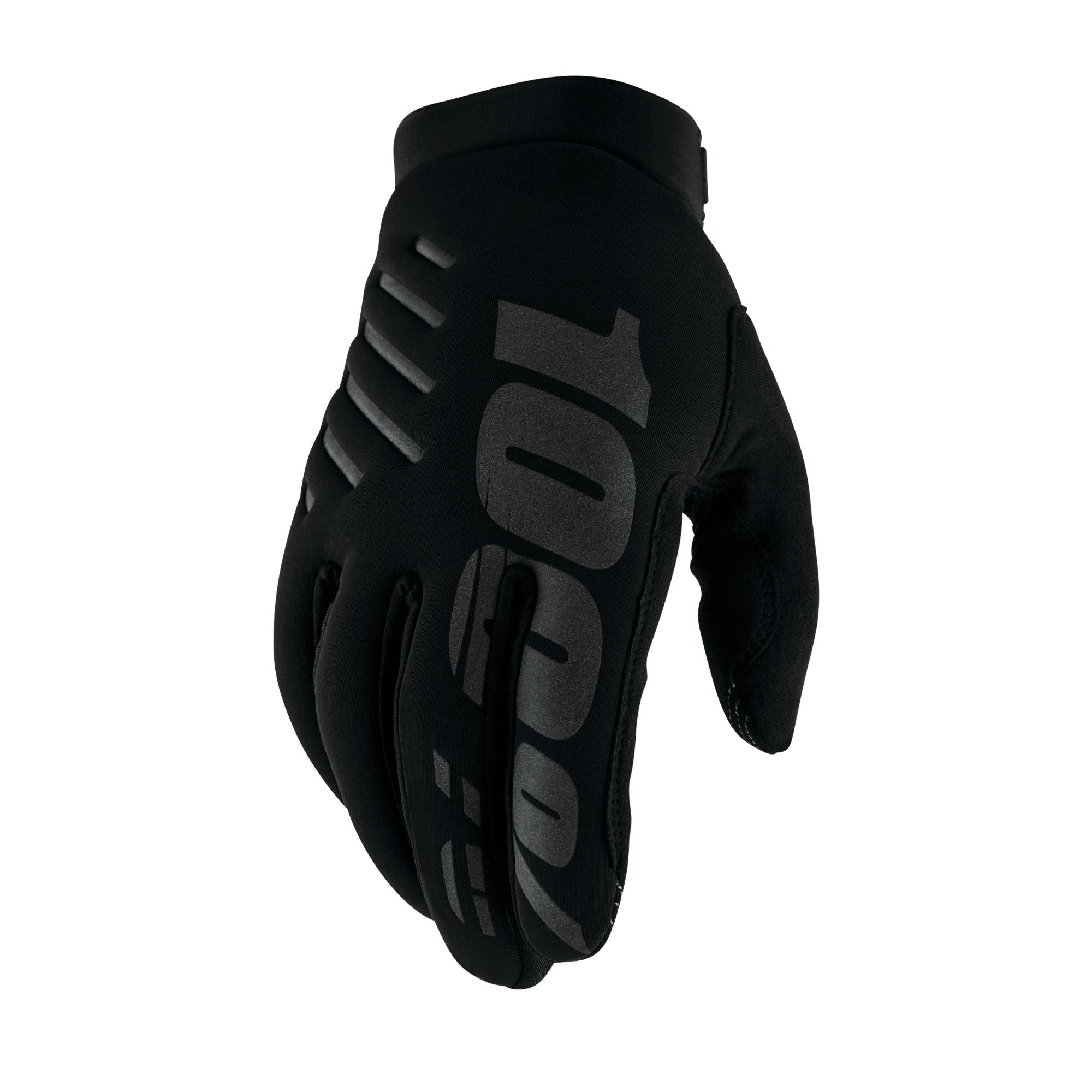 100% Brisker Cold Weather Youth Gloves Black / Grey - FREE UK Shipping, FREE 365 Day Returns | Moto Central