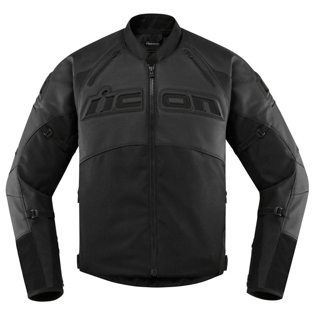 Icon Contra 2 Leather Jacket Stealth