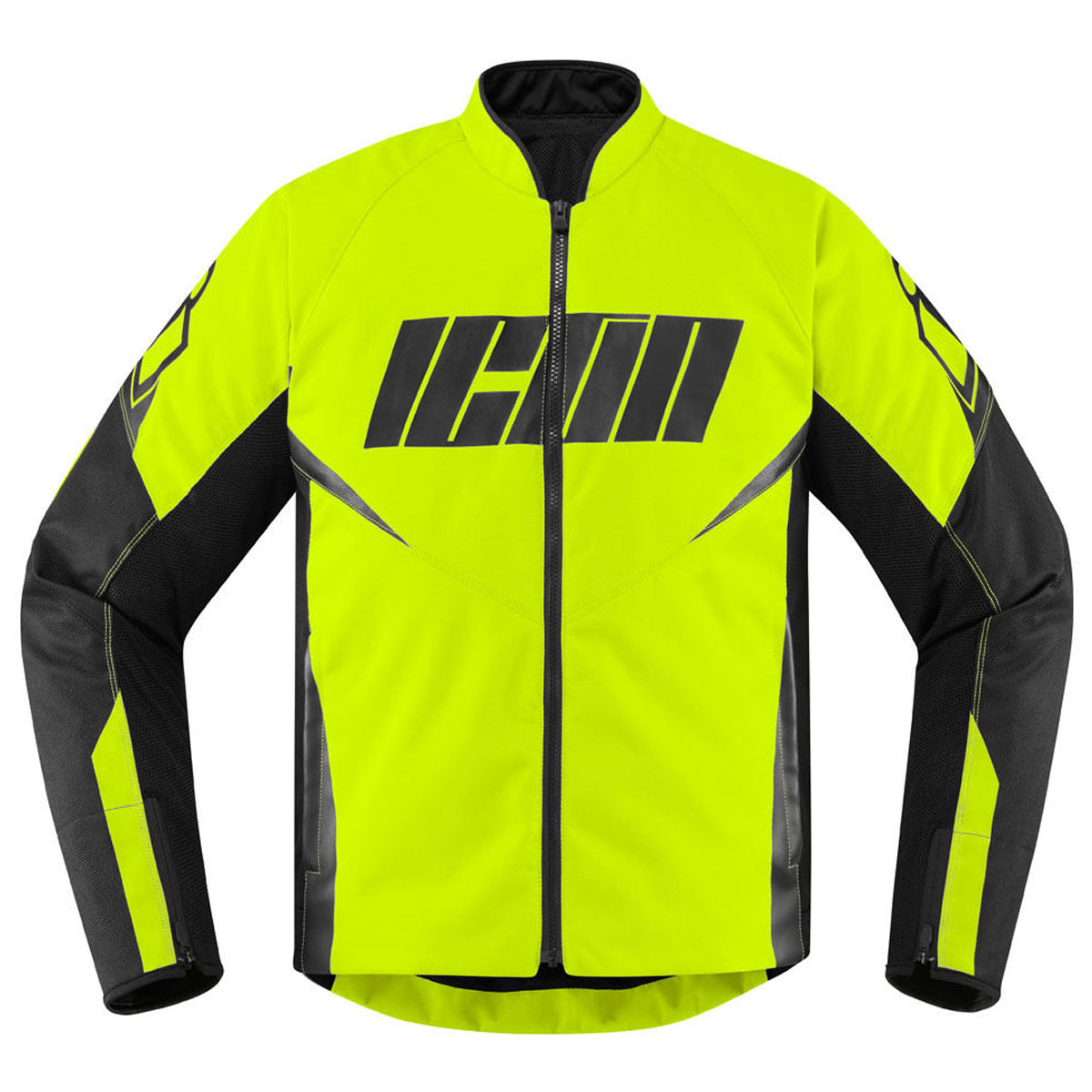 Icon Hooligan Textile Jacket Hi-Viz Yellow