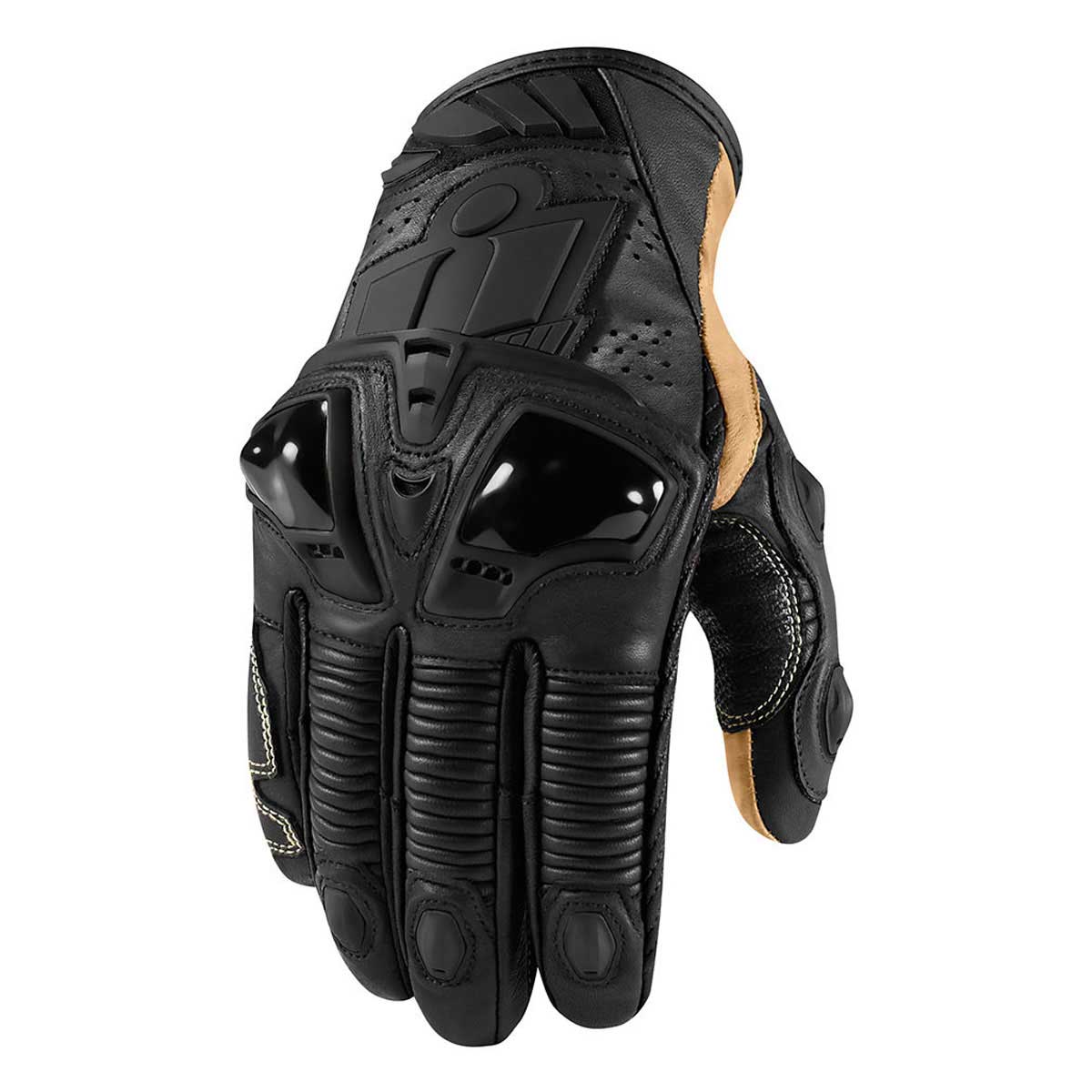 Icon Hypersport Pro Short Gloves Stealth Black  - FREE UK Delivery - Moto Central