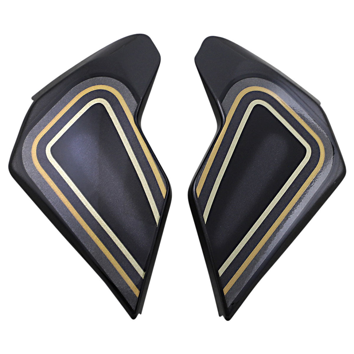 Icon Replacement Side Plates For Airflite EL Centro Black Helmet