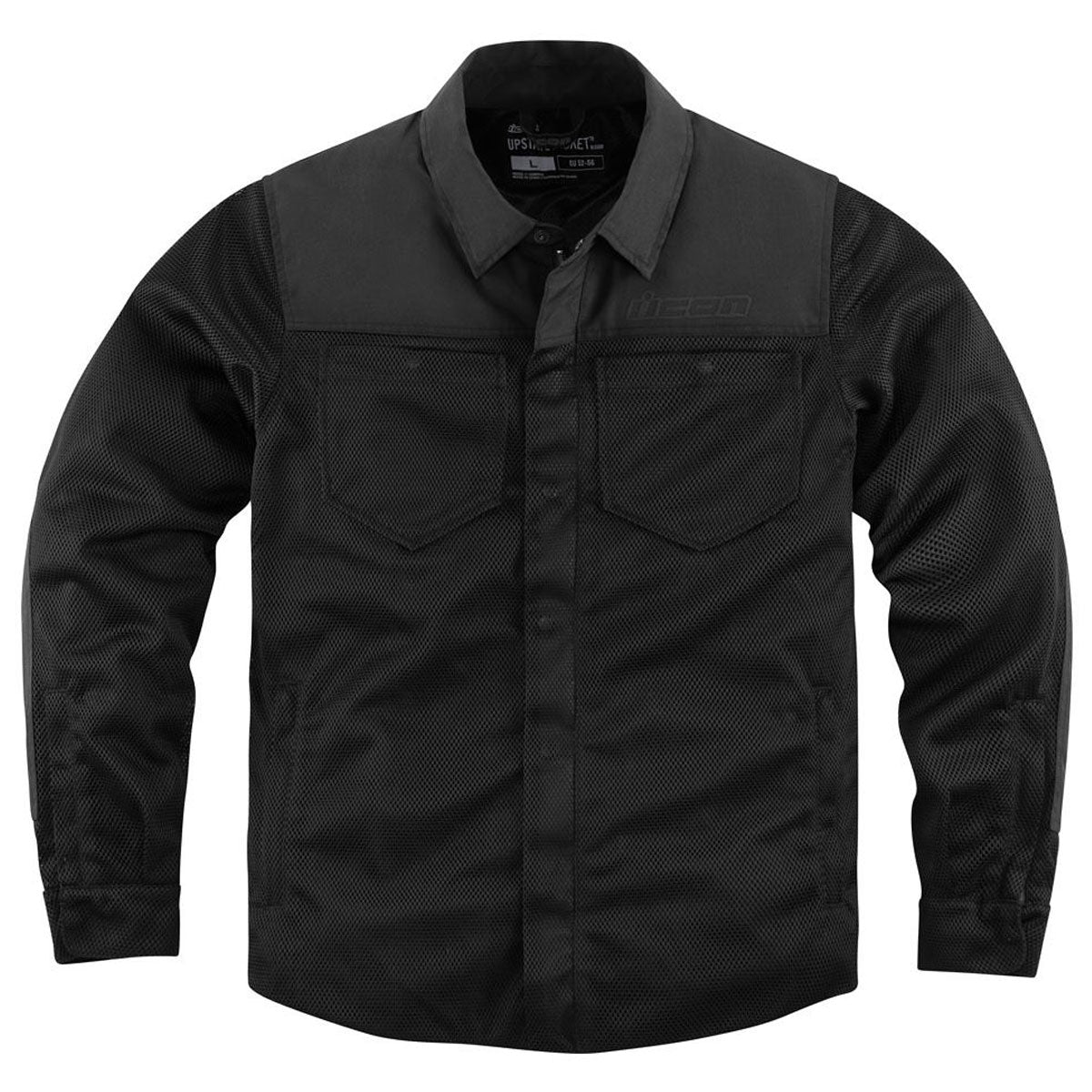 Icon Upstate Protective Riding Shirt Black