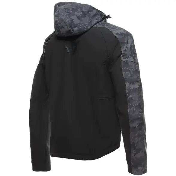 Dainese Ignite Hooded Textile Jacket Black / Camo Grey - FREE UK Shipping, FREE 365 Day Returns | Moto Central