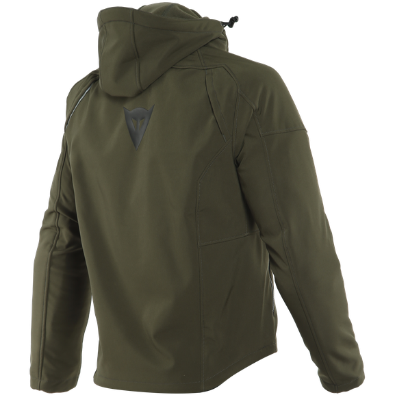 Dainese Ignite Hooded Textile Jacket Army Green