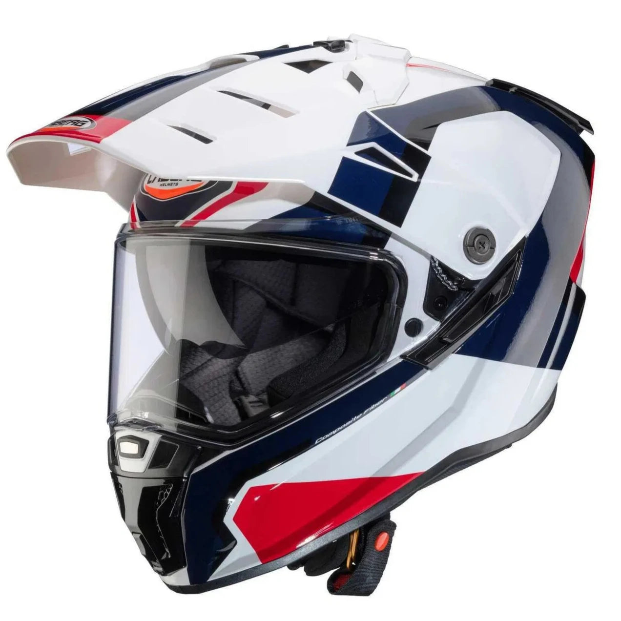 Caberg Tanami Scram Adventure Helmet White / Red / Blue