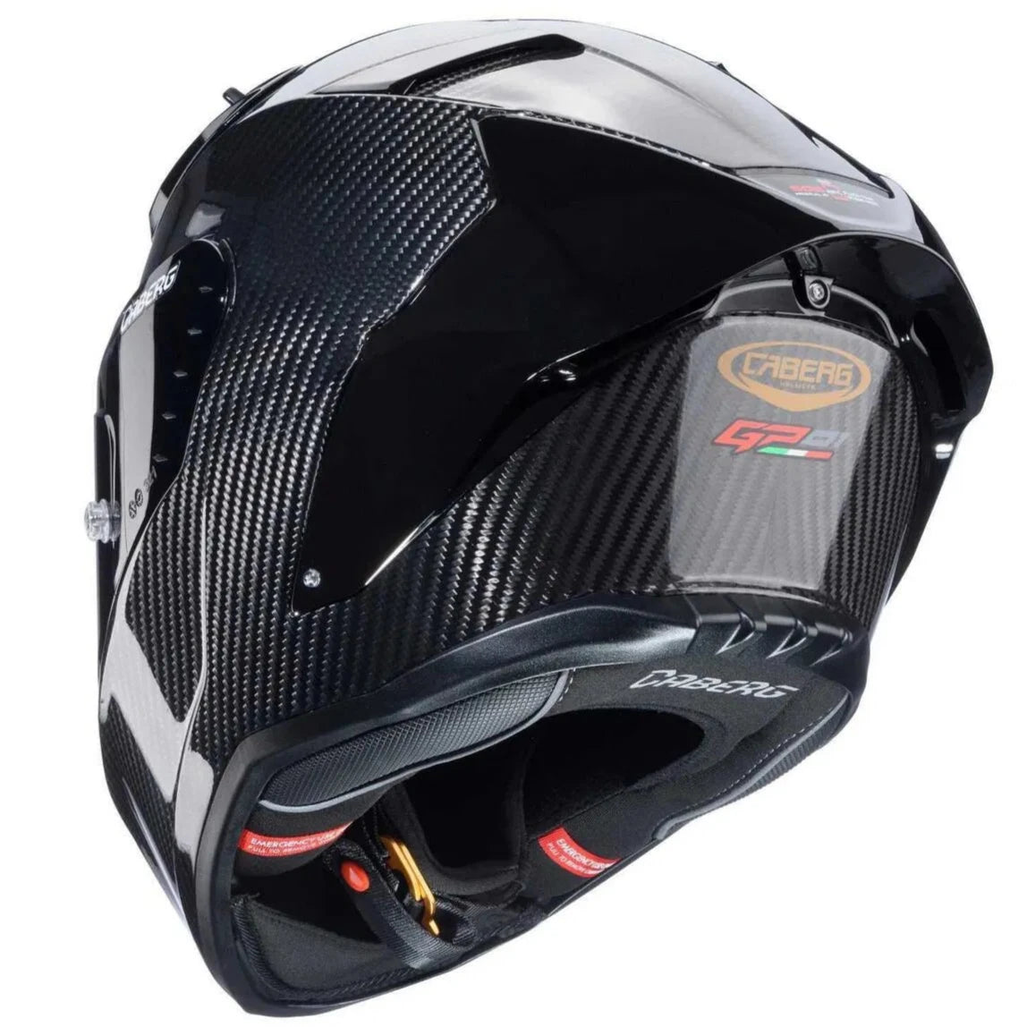 Caberg GP01 Carbon Full Face Helmet Black - FREE UK Shipping, FREE 365 Day Returns | Moto Central