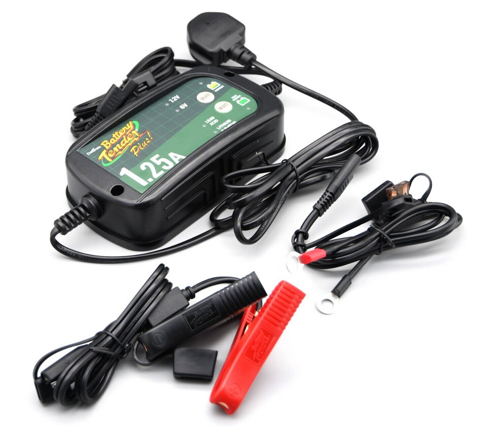 Battery Tender Power Tender Dual Selectable 1.25A Battery Charger  - FREE UK Shipping, FREE 365 Day Returns | Moto Central