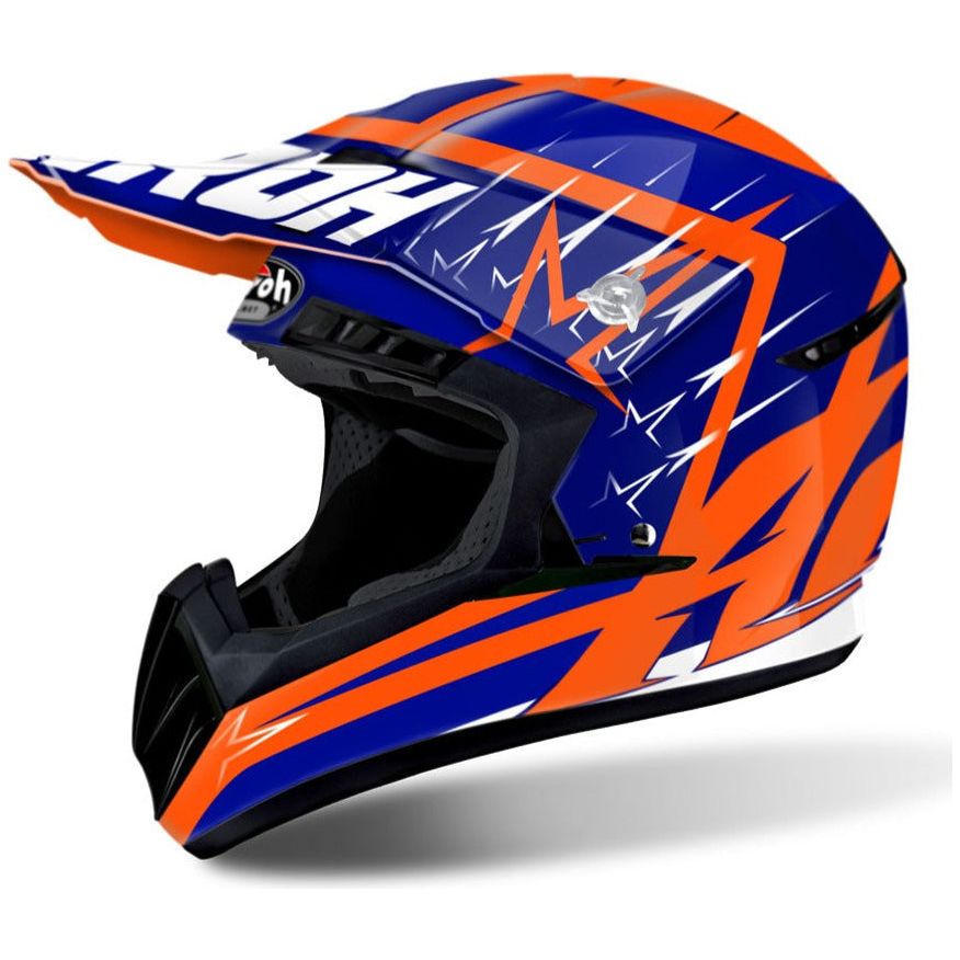 Airoh Switch Startruck Motocross Helmet Blue