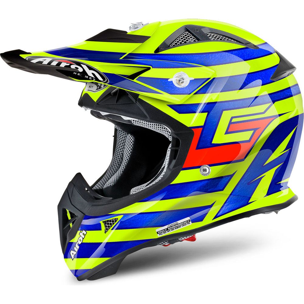 Airoh Aviator J Junior Cairoli Qatar Motocross Helmet Yellow