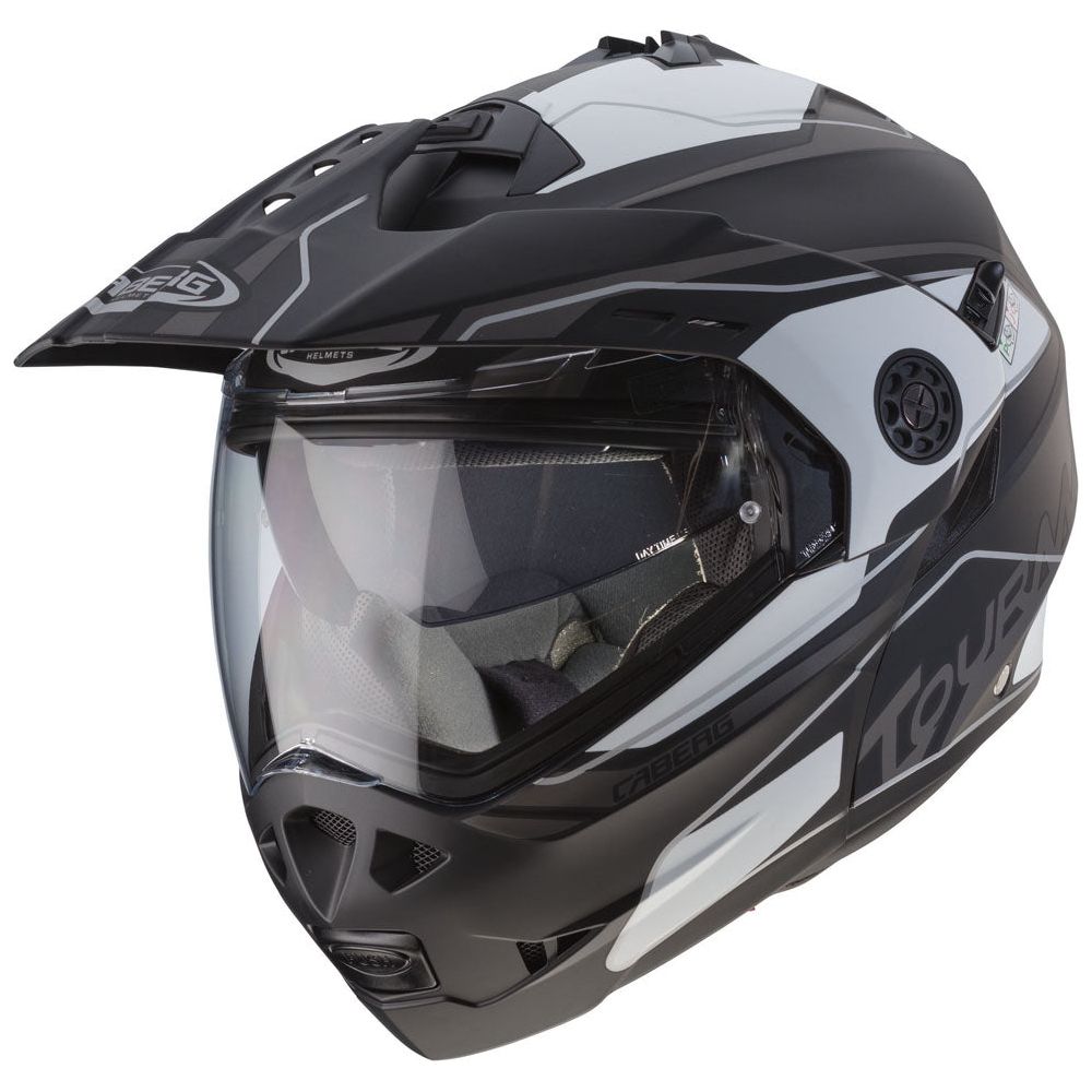 Caberg Tourmax Marathon Flip-Up Helmet Matt Black / White / Anthracite