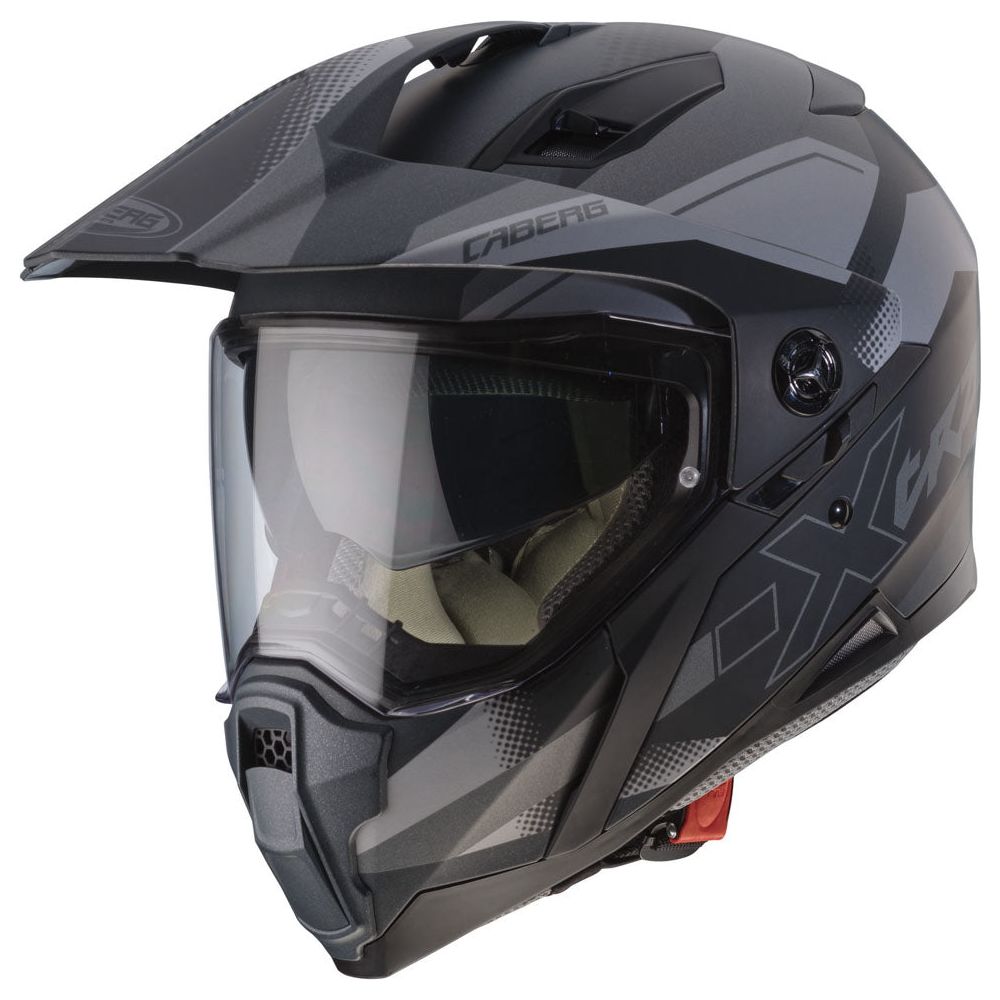 Caberg X-Trace Spark Plain Full Face Helmet Matt Black / Anthracite / Silver