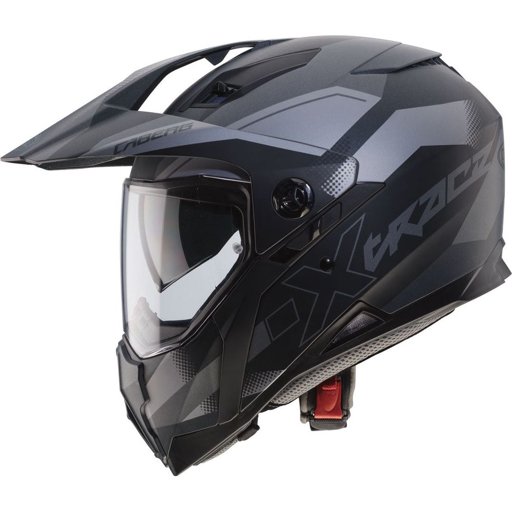 Caberg X-Trace Spark Plain Full Face Helmet Matt Black / Anthracite / Silver