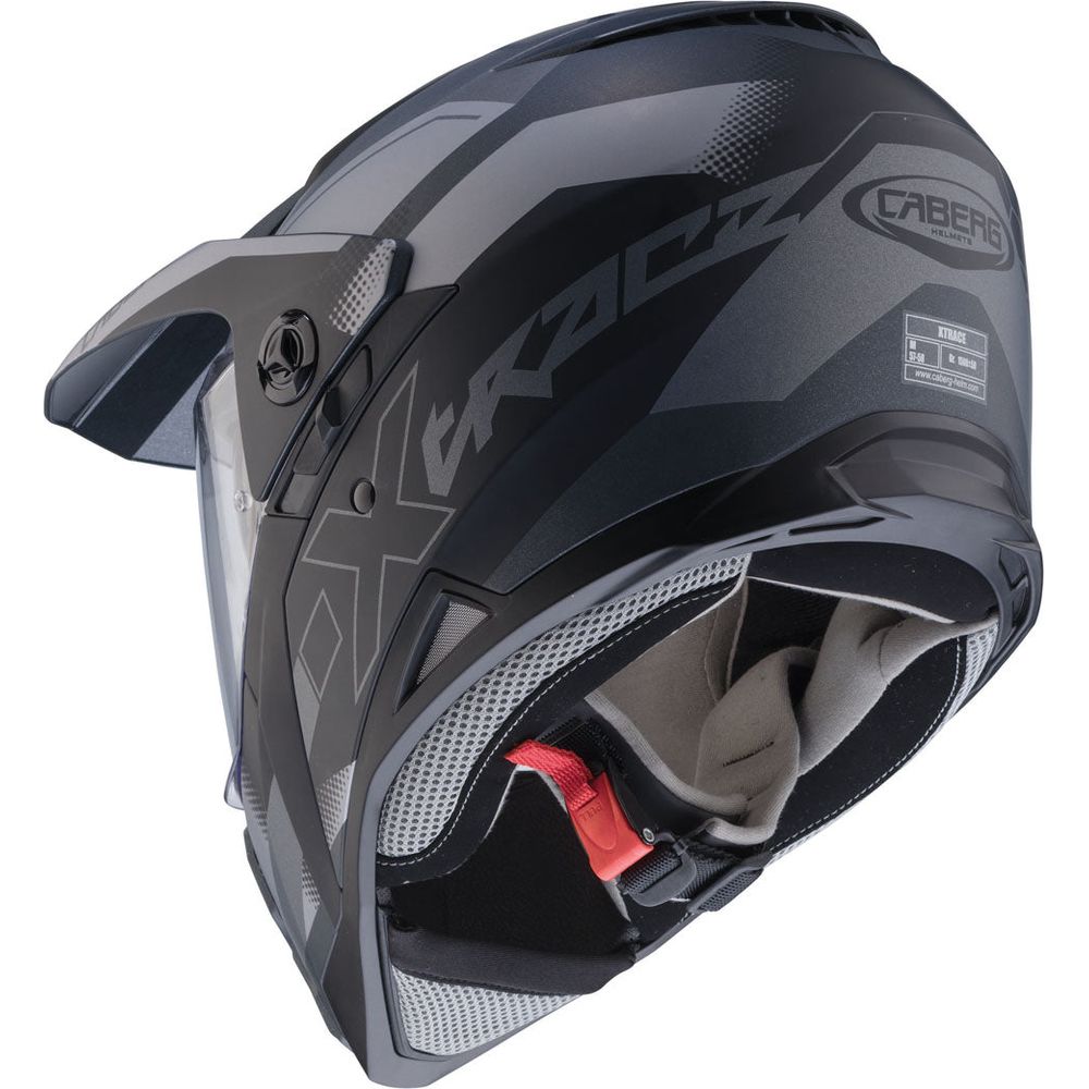 Caberg X-Trace Spark Plain Full Face Helmet Matt Black / Anthracite / Silver