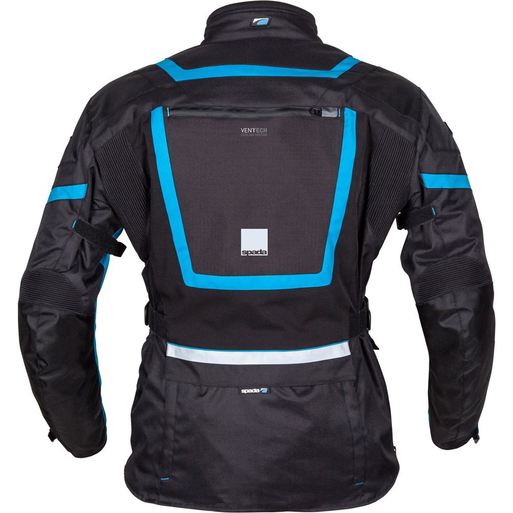 Spada Base Textile Jacket Black / Blue - FREE UK Shipping, FREE 365 Day Returns | Moto Central