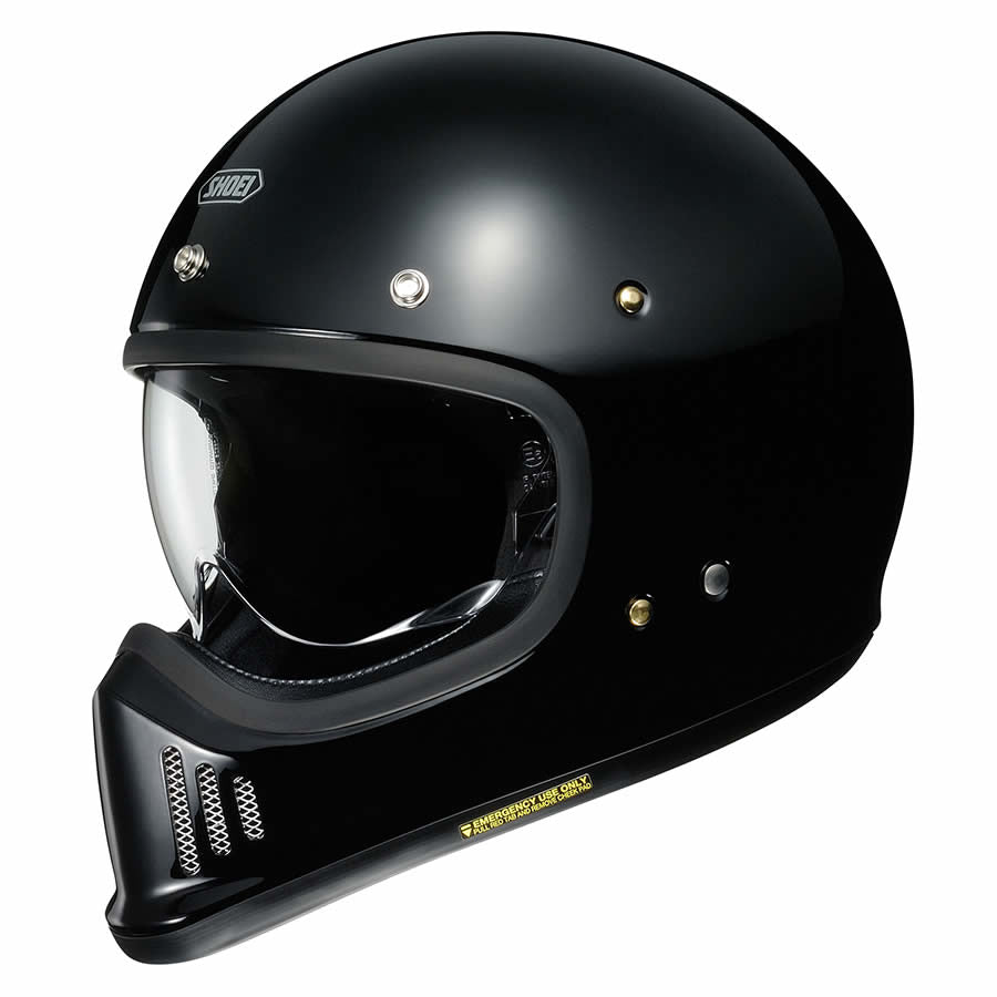 Shoei Ex-Zero Plain Full Face Helmet Black