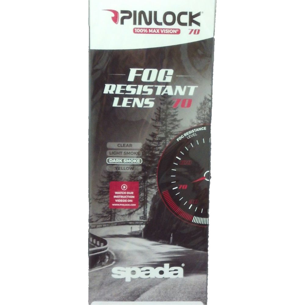 Pinlock Insert Dark Smoke Spada RP One DKS 185