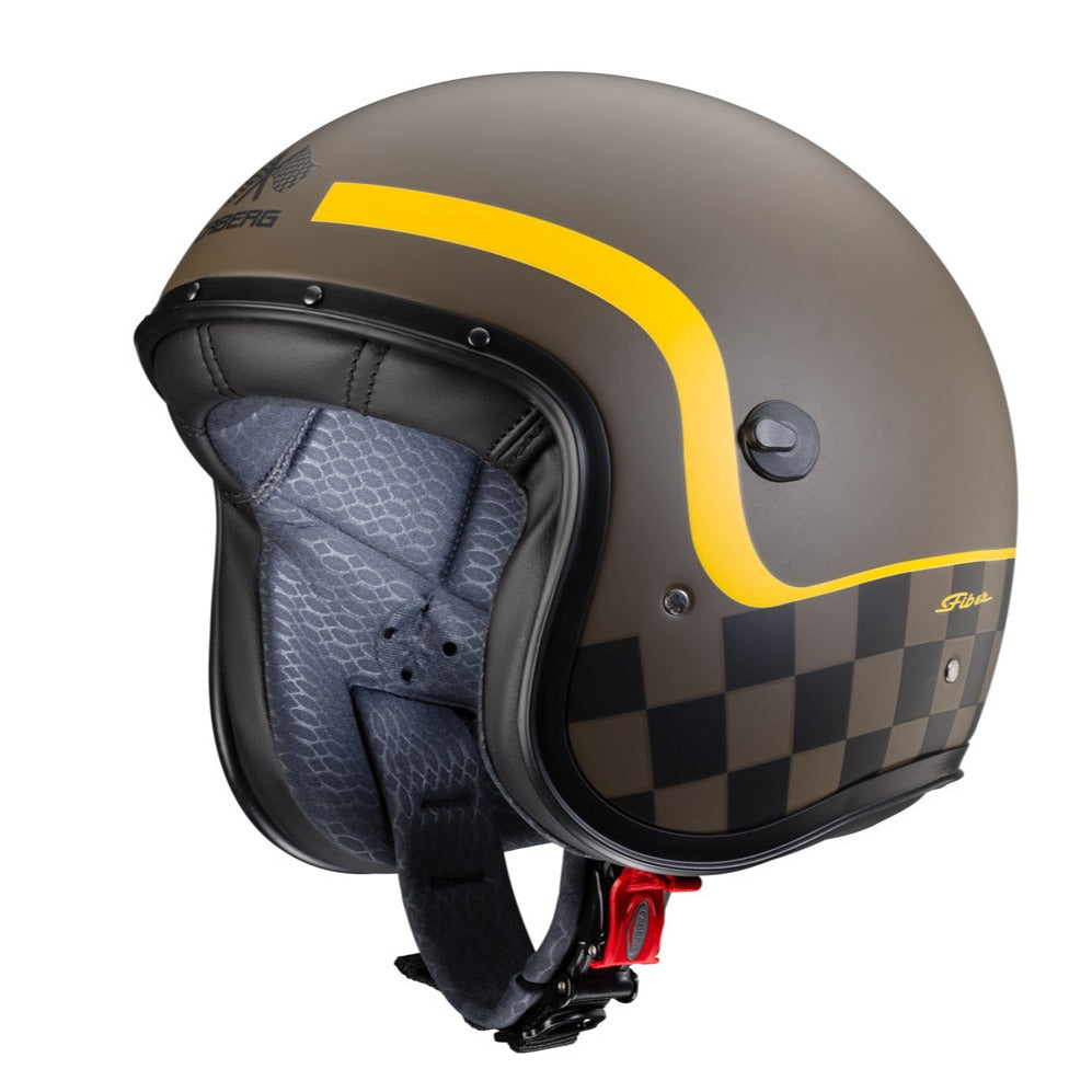 Caberg Freeride Formula Open Face Helmet Matt Brown / Yellow