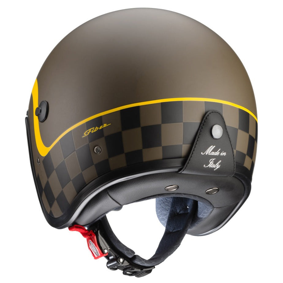 Caberg Freeride Formula Open Face Helmet Matt Brown / Yellow