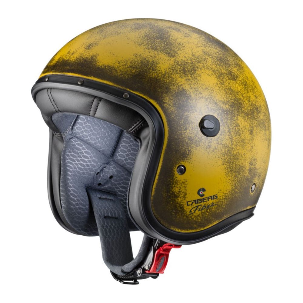 Caberg Freeride Plain Open Face Helmet Yellow Brushed