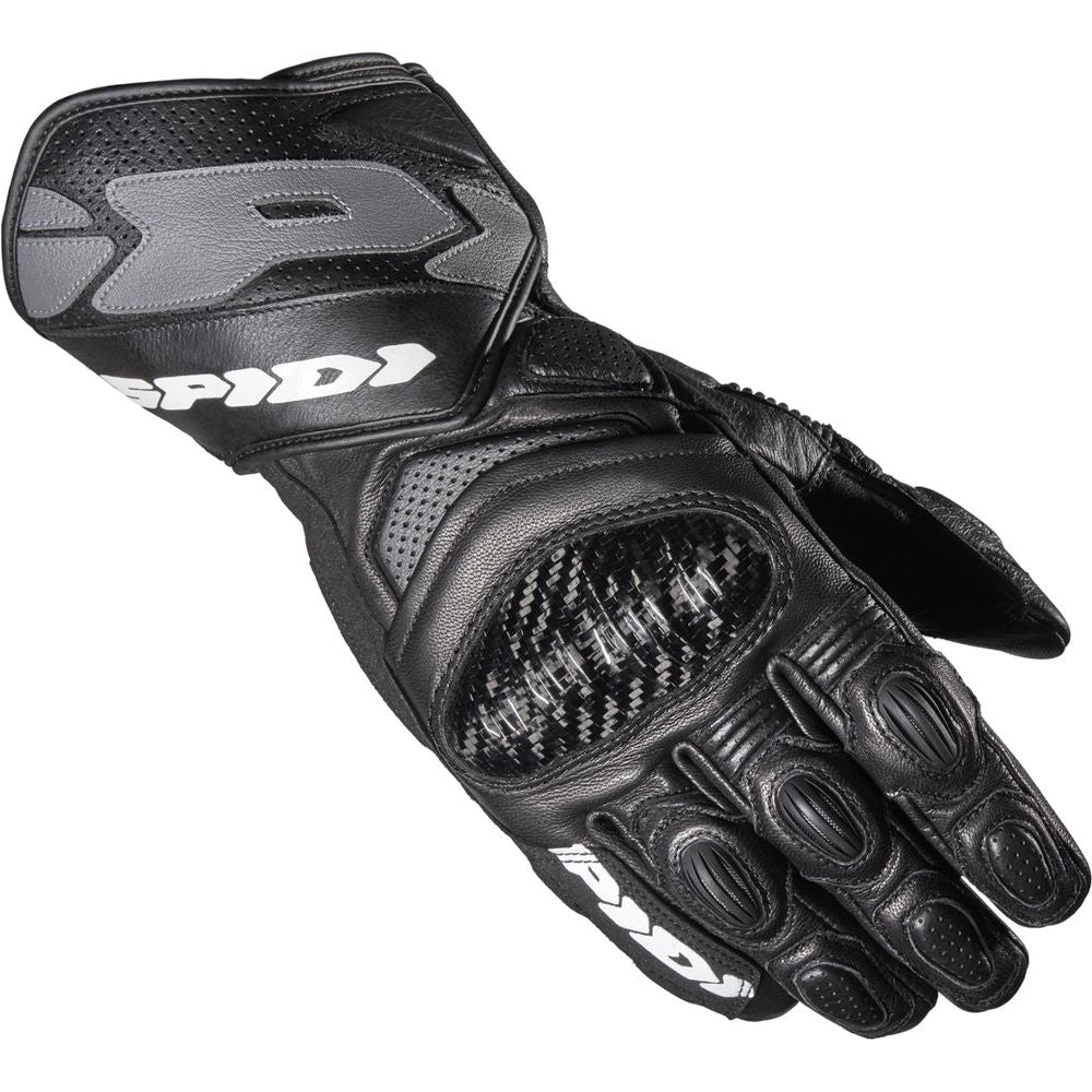 Spidi Carbo 7 CE Leather Gloves Black