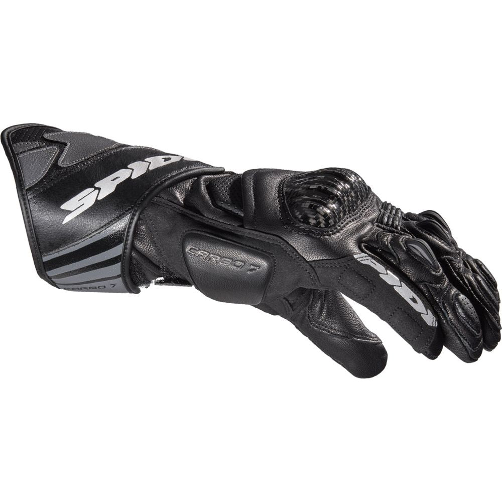 Spidi Carbo 7 CE Leather Gloves Black